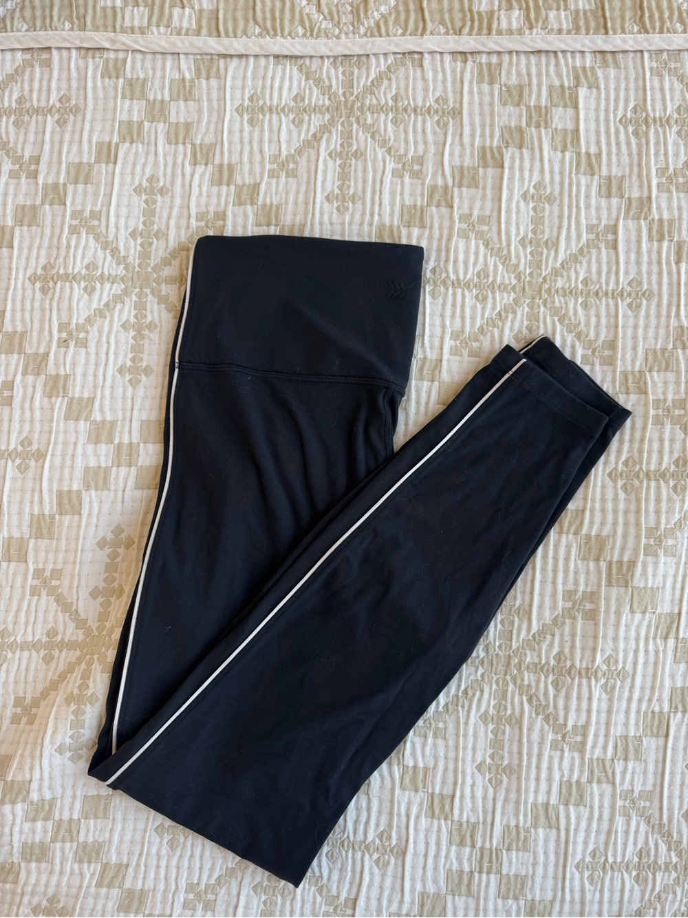 All in motion everyday soft high rise 7/8 length leggings with stripe